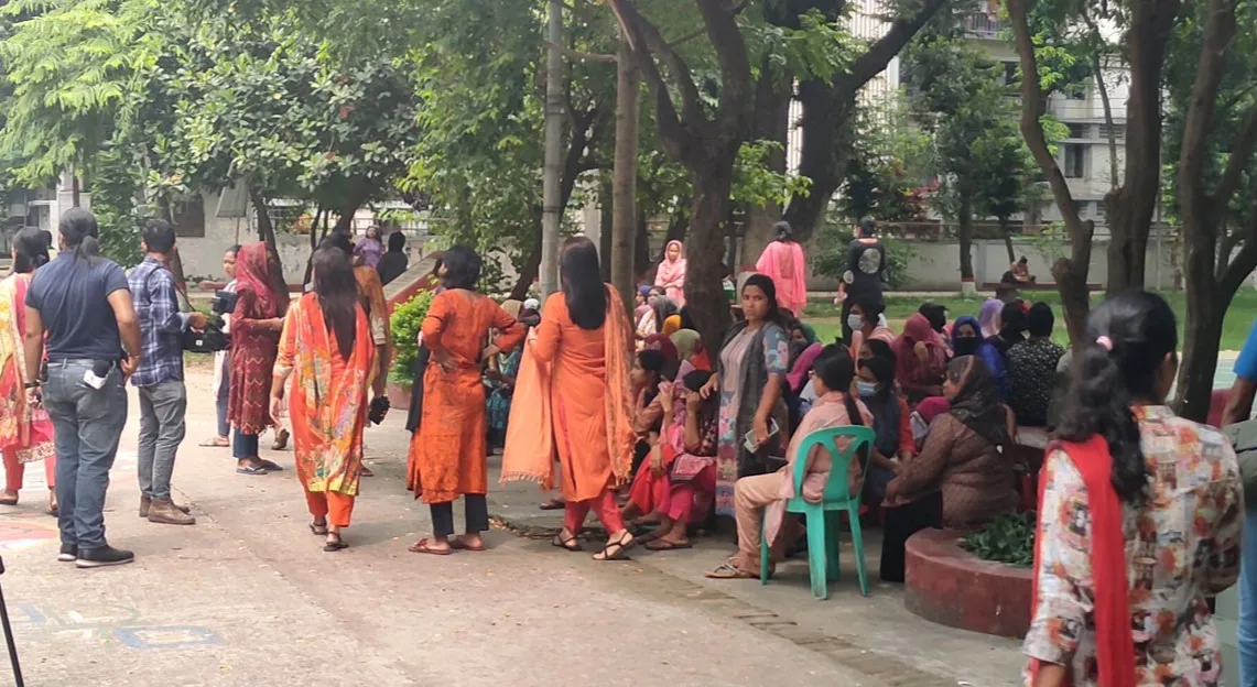 ১১ দফা দাবিতে ইডেন কলেজ ছাত্রলীগের অবস্থান কর্মসূচি