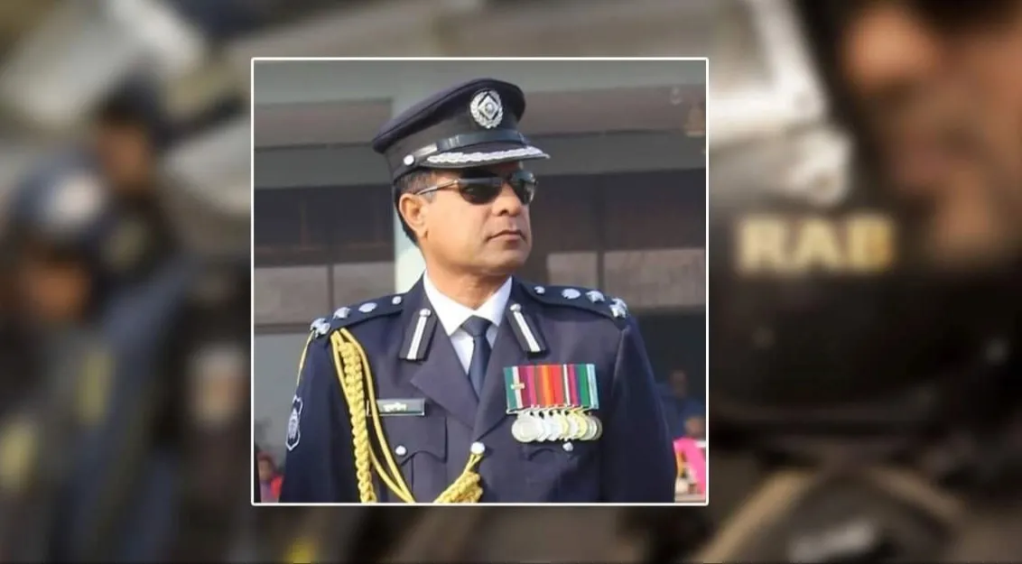 র‍্যাবের ডিজি হিসেবে দায়িত্ব নিলেন এম খুরশীদ হোসেন