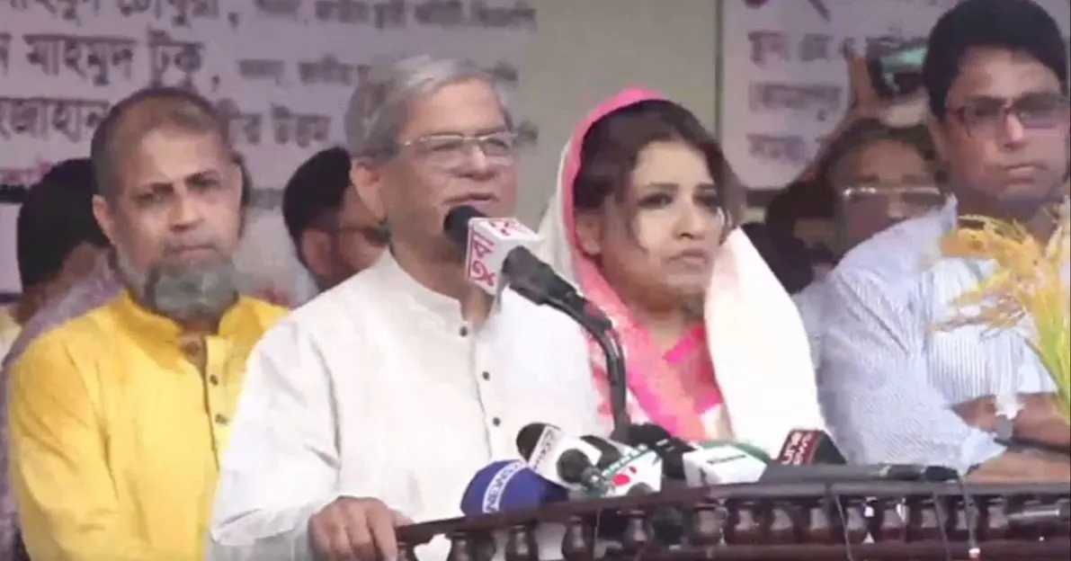 আওয়ামী লীগ চোরের দ্বারা পরিবেষ্টিত : মির্জা ফখরুল