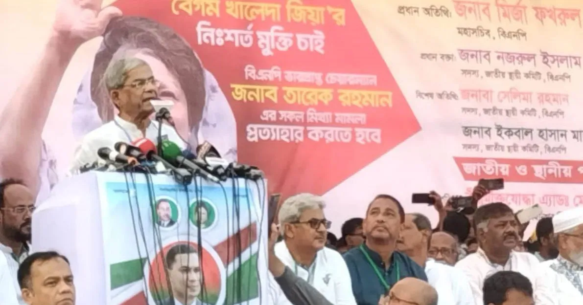সরকারের ঘুম হারাম হয়ে গেছে: মির্জা ফখরুল