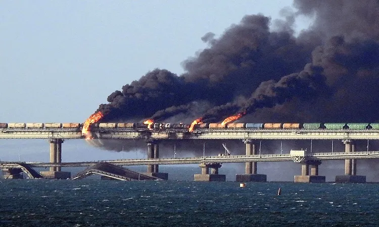 Eight suspects detained over Crimea bridge blasts: Russia