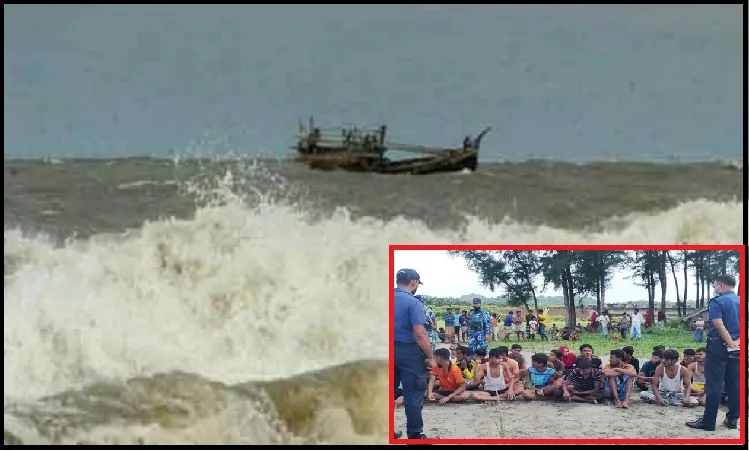 বঙ্গোপসাগরে ট্রলারডুবি, নারীসহ ৩৪ রোহিঙ্গা উদ্ধার