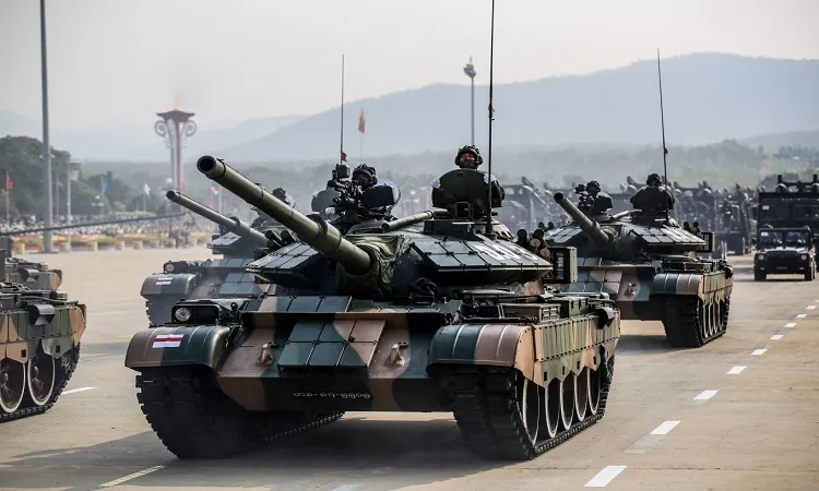 Junta marks Myanmar Independence Day with show of force in military-built capital
