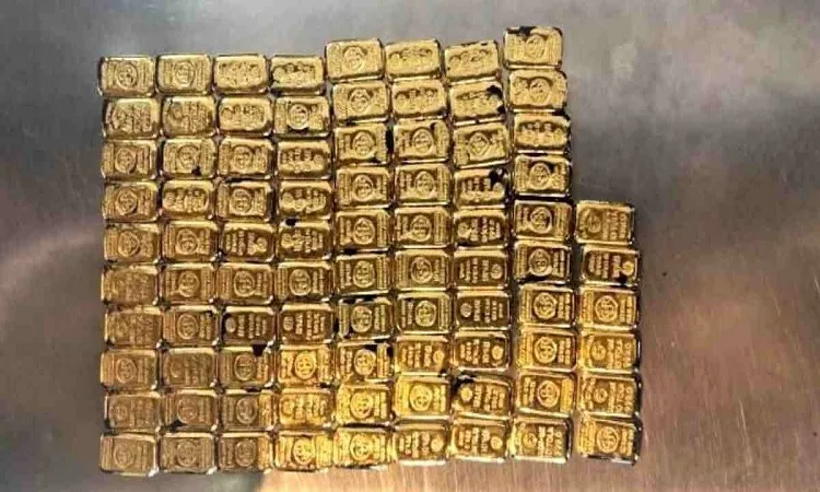 7 gold bars seized at Dhaka airport