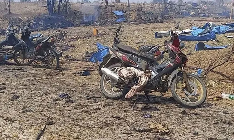 মিয়ানমারে সেনাবাহিনীর হামলায় নিহত বেড়ে ১৩৩