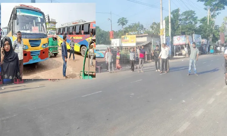 খুলনায় গণপরিবহন বন্ধ, বিপাকে পরীক্ষার্থীরা