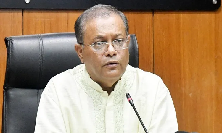জনগণ এখন বিএনপির সঙ্গে নেই : তথ্যমন্ত্রী