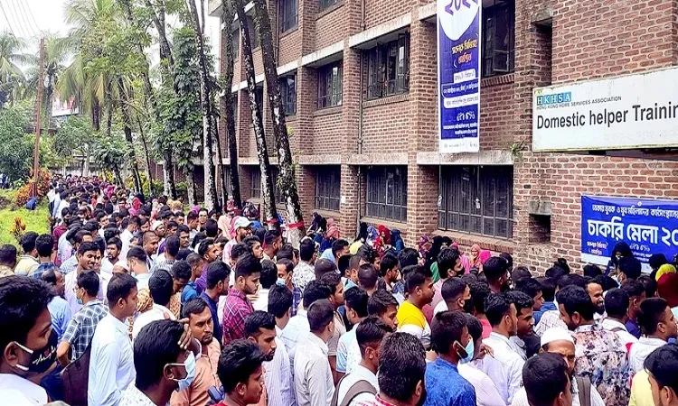 তিন মাসে বেকারত্ব বাড়লো ২ লাখ ৭০ হাজার