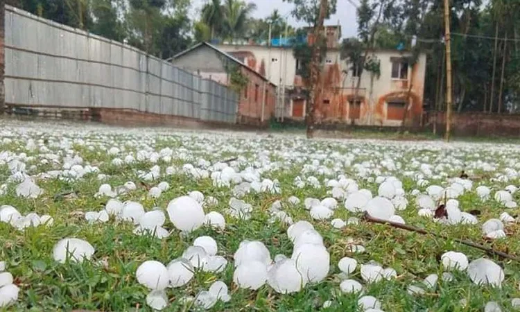 দেশের বিভিন্ন স্থানে শিলা বৃষ্টির আভাস
