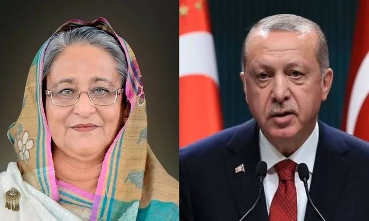 প্রধানমন্ত্রী শেখ হাসিনাকে এরদোয়ানের ফোন