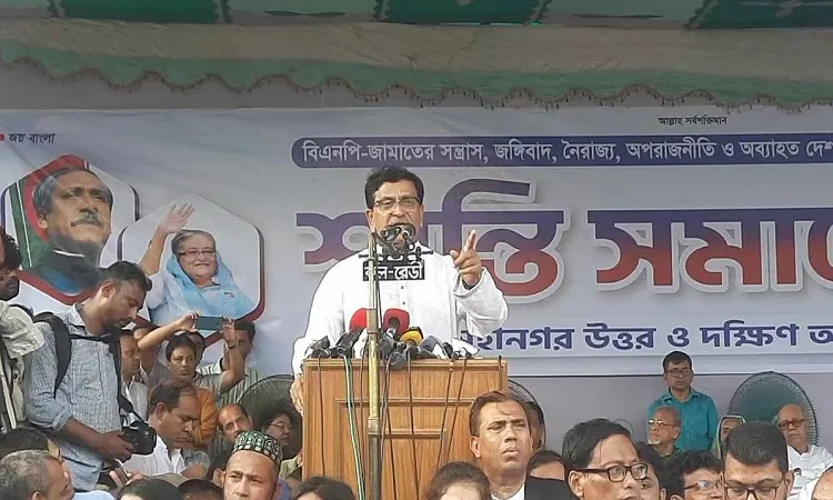 বিদেশিদের দেখাতেই বিএনপির সমাবেশ: হানিফ