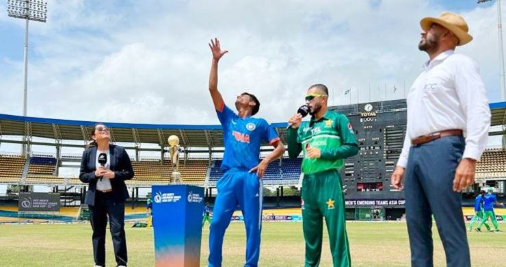 ইমার্জিং এশিয়া কাপ ফাইনাল: টস হেরে ব্যাটিংয়ে পাকিস্তান