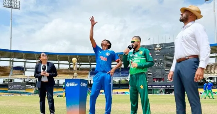 ইমার্জিং এশিয়া কাপ ফাইনাল: টস হেরে ব্যাটিংয়ে পাকিস্তান