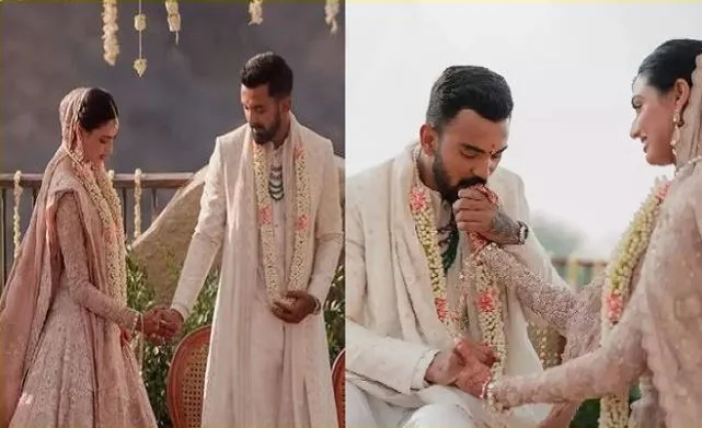 অবশেষে প্রেমিকের গলায় মালা দিলেন আথিয়া শেঠি