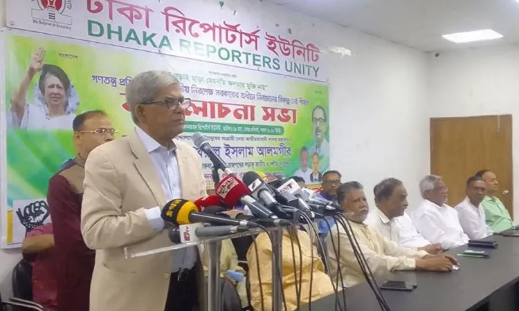 তামাশার নির্বাচনের ফাঁদে জনগণ আর পা দেবে না: মির্জা ফখরুল