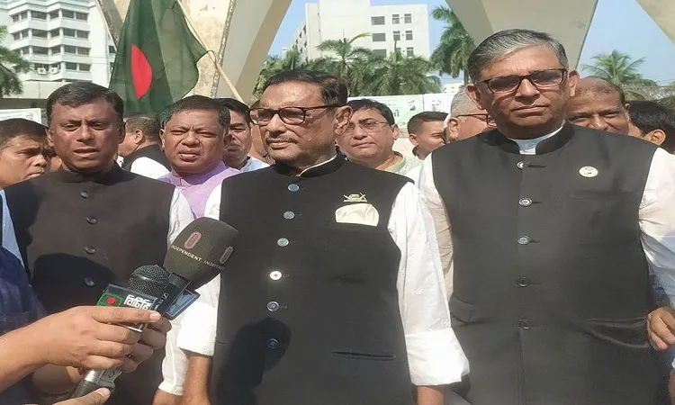 রাষ্ট্রপতি কর্মের মাধ্যমে তার যোগ্যতা প্রমাণ করবেন: ওবায়দুল কাদের