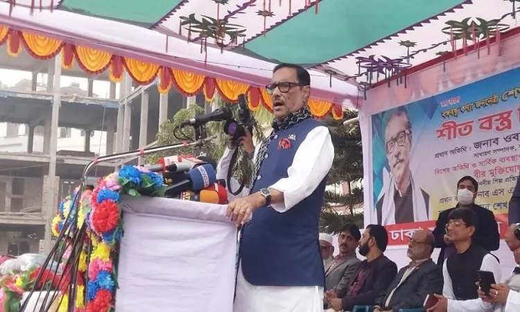 বিএনপি গণতন্ত্র ও নির্বাচন ব্যবস্থা ধ্বংস করেছে: ওবায়দুল কাদের