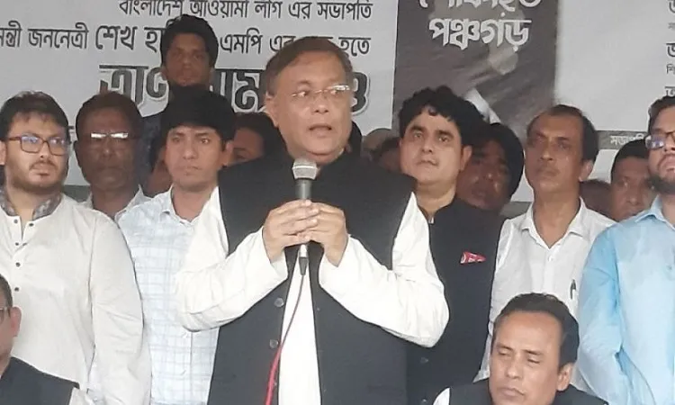 বিএনপি দূর্গত মানুষের পাশে দাঁড়ায় না : তথ্যমন্ত্রী