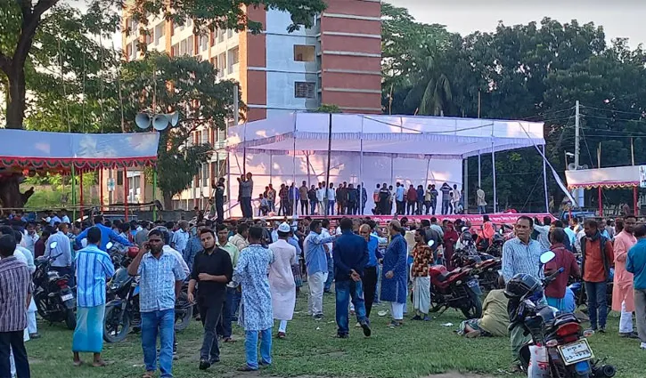 আজ রংপুরে গণসমাবেশ, বিএনপি নেতাকর্মীদের স্রোত