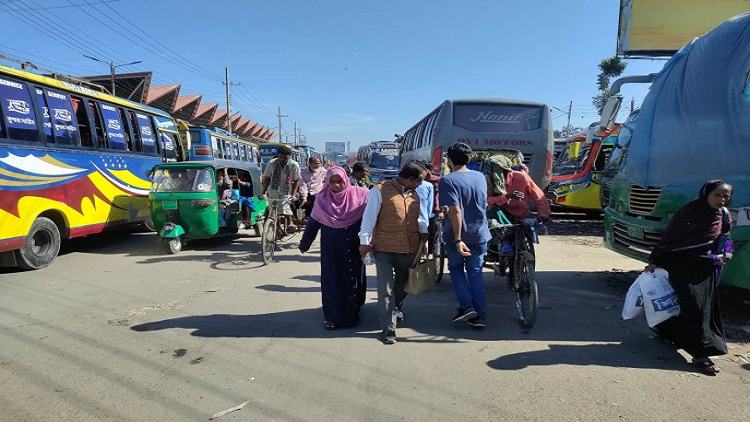Passengers suffer transport strike in Sylhet ahead of BNP rally