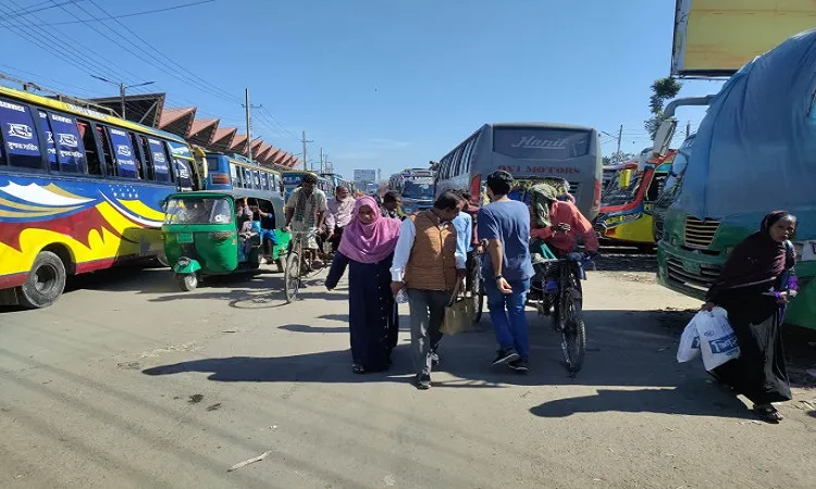 Passengers suffer transport strike in Sylhet ahead of BNP rally