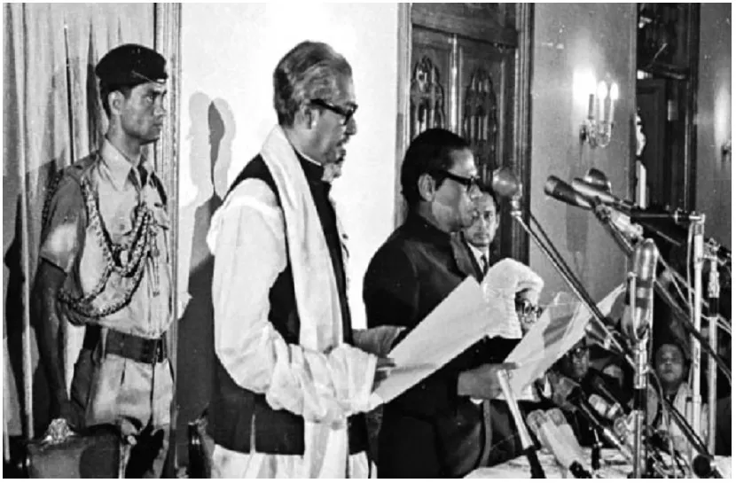ইতিহাসের এইদিনে : বঙ্গবন্ধু স্বাধীন বাংলাদেশের প্রধানমন্ত্রী নিযুক্ত হন