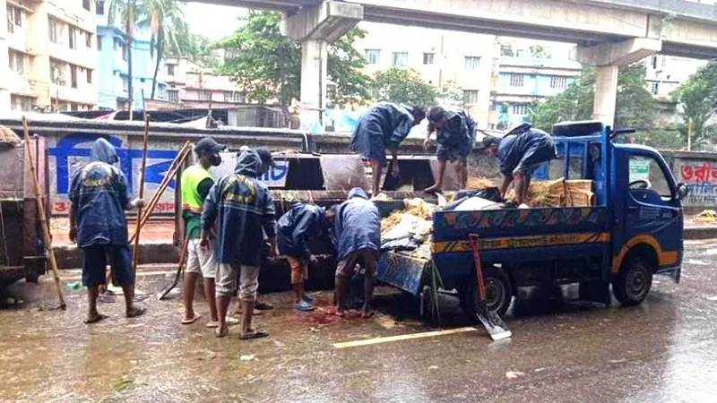 ঢাকা উত্তর সিটির ৭০ ভাগ বর্জ্য অপসারণ