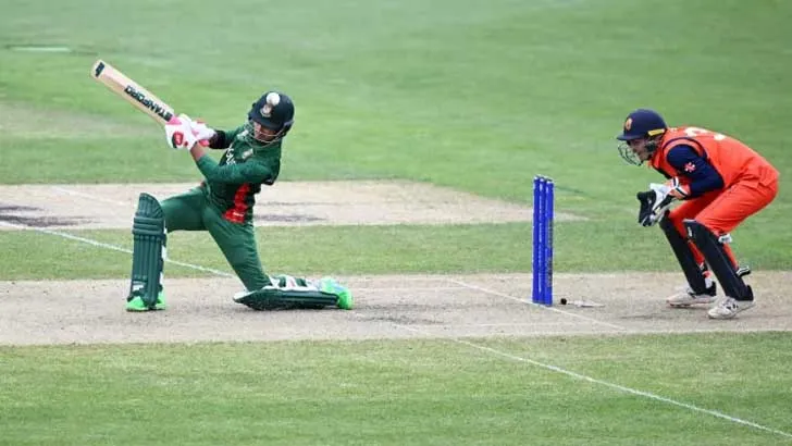 ডাচদের বিপক্ষে বাংলাদেশের সংগ্রহ ১৪৪