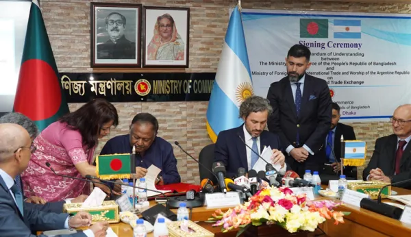 বাংলাদেশ-আর্জেন্টিনা সমঝোতা স্মারক স্বাক্ষরিত