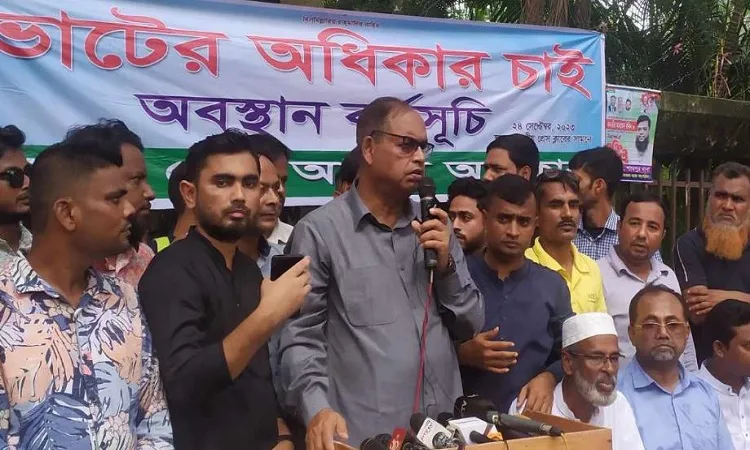 দেশের মানুষ সরকারের বিরুদ্ধে অবস্থান নিয়েছে : শামসুজ্জামান দুদু