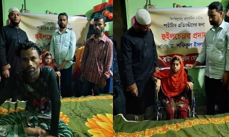 অসচ্ছল ও প্রতিবন্ধী মানুষের জন্য সহযোগিতা করা আমাদের দায়িত্ব: ড. মাসুদ