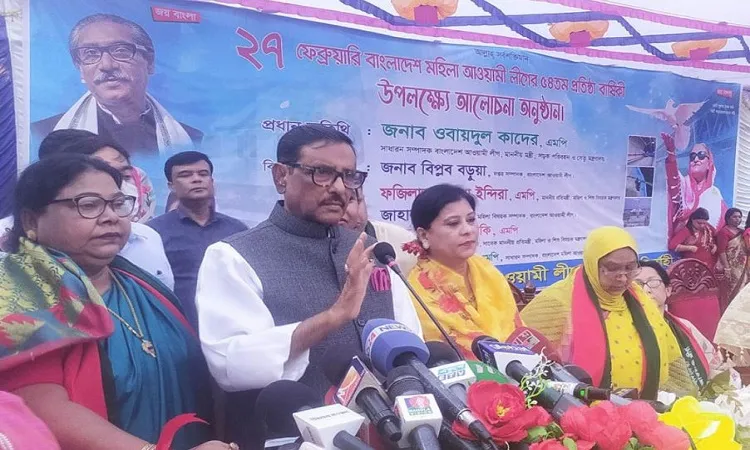 এবার বসন্তের কোকিলদের ব্যাপারে সতর্ক করলেন ওবায়দুল কাদের