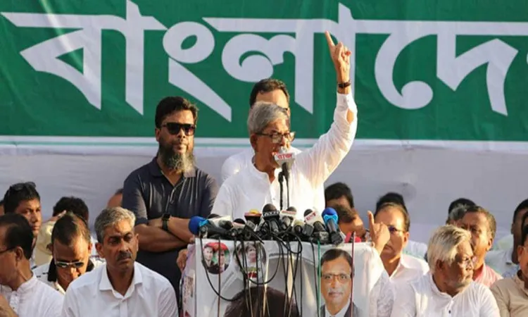 দফা এক দাবি এক, শেখ হাসিনার পদত্যাগ: ফখরুল