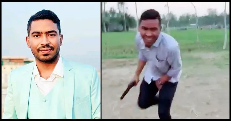 সাংবাদিক নাদিম হত্যা: অস্ত্র হাতে চেয়ারম্যানপুত্রের ছবি ভাইরাল