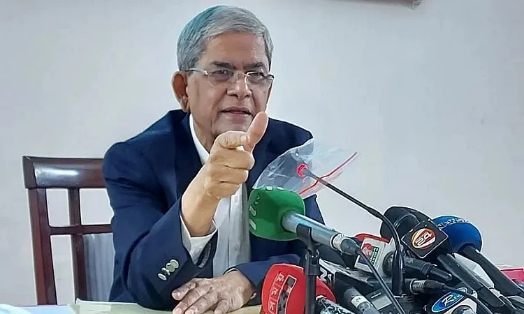আ.লীগ স্বাধীনতার বিরুদ্ধে অবস্থান নিয়েছে : মির্জা ফখরুল
