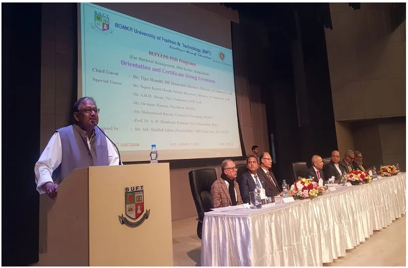 পোশাক শিল্পে বিদেশি ম্যানেজারদের ওপর নির্ভর করতে হবে না: বাণিজ্যমন্ত্রী
