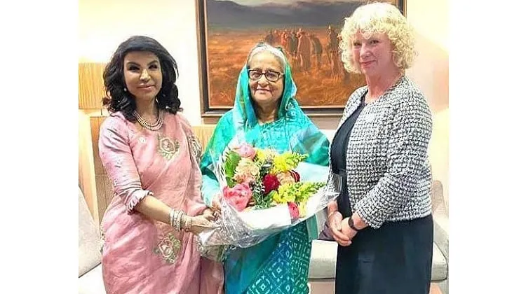 প্রধানমন্ত্রী শেখ হাসিনা লন্ডনে পৌঁছেছেন