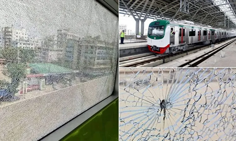 মেট্রোরেলে ঢিল: এখনো মেলেনি ফুটেজ, শনাক্ত হয়নি ভবন