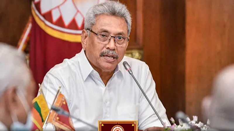 পদত্যাগপত্রে সই করেছেন শ্রীলঙ্কার প্রেসিডেন্ট