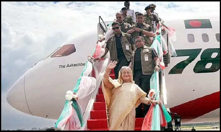রাষ্ট্রীয় সফর শেষে দেশে ফিরেছেন প্রধানমন্ত্রী