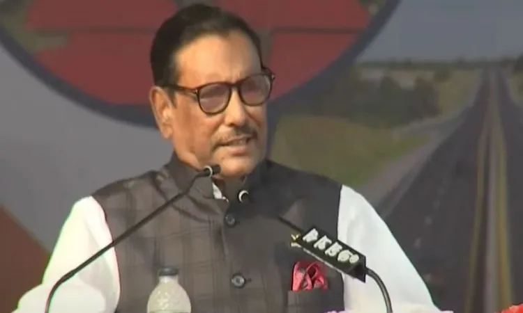 অপশক্তির হাতে ক্ষমতা ছেড়ে দেব না: ওবায়দুল কাদের