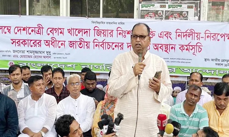 ডিসেম্বরের আগেই দেশে গণতন্ত্র প্রতিষ্ঠিত হবে: শামসুজ্জামান দুদু