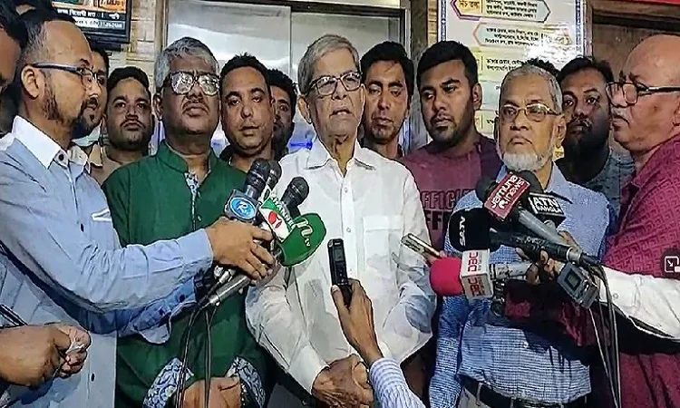 সরকারের পাতানো ফাঁদে পা নয়: ফখরুল