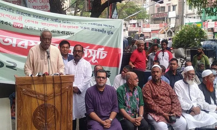 ‘তত্ত্বাবধায়ক সরকার ছাড়া নির্বাচন হতে দেওয়া হবে না’