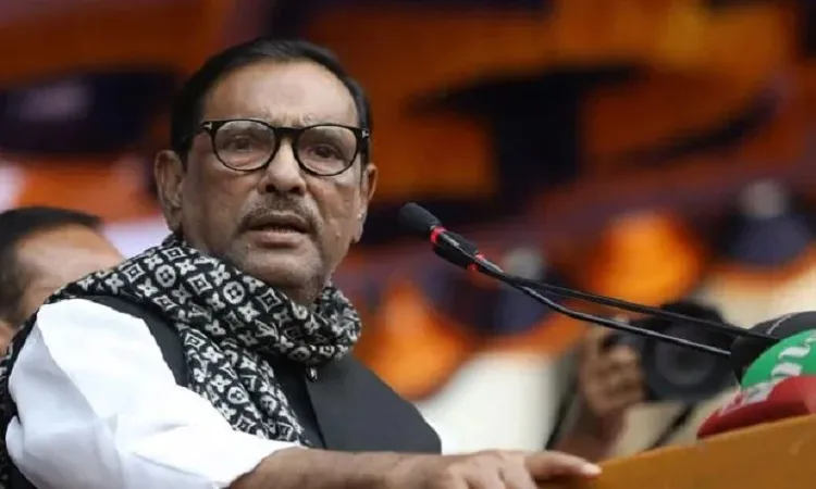 কাঙ্ক্ষিত স্যাংশন না পেয়ে মির্জা ফখরুল প্রলাপ বকছেন : কাদের