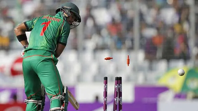 ভয়াবহ ব্যাটিং বিপর্যয়ে বাংলাদেশ