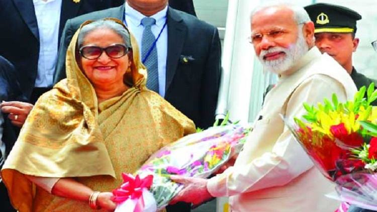PM Hasina receives worm welcome at India’s Rashtrapati Bhavan