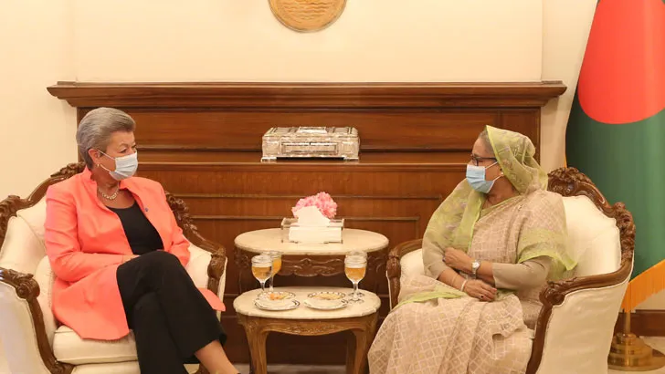 রাশিয়া-ইউক্রেন যুদ্ধ বন্ধে পদক্ষেপ নিন :  প্রধানমন্ত্রী শেখ হাসিনা