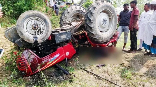 ব্রাহ্মণবাড়িয়ায় ট্রাক্টর খাদে পড়ে নিহত ২
