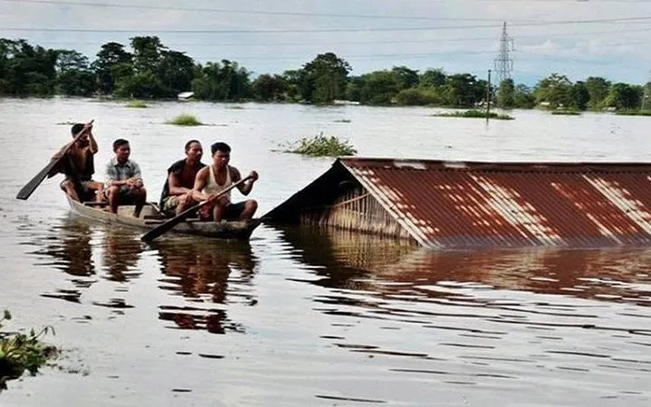 আসামে বন্যায় ক্ষতিগ্রস্ত ৩৪ হাজার মানুষ